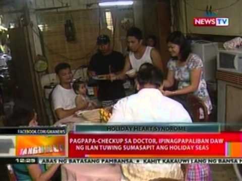 BT: Bilang ng mga kaso ng stroke at heart attack, tumataas tuwing holiday season