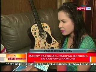 BT: Manny Pacquiao, nakipag-bonding sa kanyang pamilya