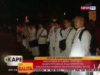 KB: Mga pabor at laban sa RH Bill, nagpuyat din sa paghihintay ng ika-2 pagbasa ng panukalang batas