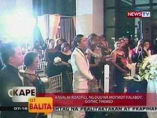 KB: Kasal ni Roadfil ng duo na Moymoy Palaboy, Gothic Themed