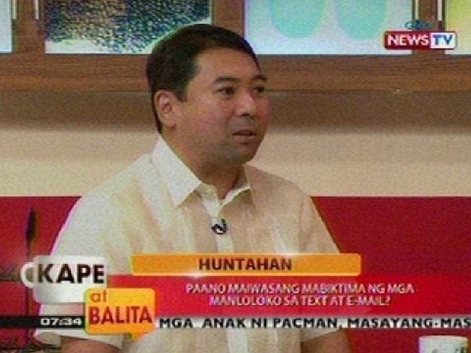 KB: Huntahan: Paano maiwasang mabiktima ng mga manloloko sa text at e-mail?