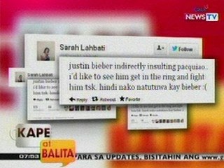 KB: Ang reaksyon ng Pacquiao fans sa pinost na picture ni Justin Bieber