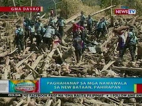 BP: Paghahanap sa mga nawawala sa New Bataan, Compostela Valley, pahirapan