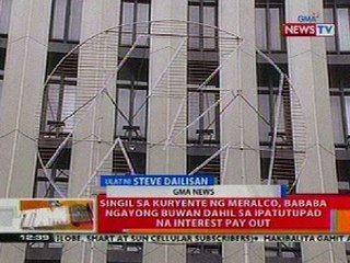 BT: Singil sa kuryente ng Meralco, bababa ngayong buwan dahil sa Interest Pay Out