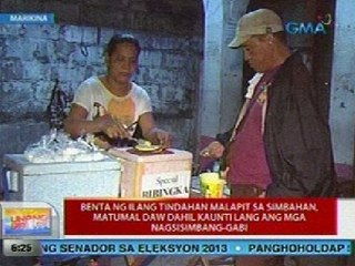 UB: Benta ng ilang tindahan malapit sa isang simbahan sa Marikina, matumal daw