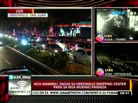 Mabigat na trapiko at problema sa parking, sumalubong sa mga mamimili sa Greenhills Shopping Center