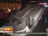 BT: Taxi, sinalpok ng kotse sa Commonwealth Ave., QC; 2 sugatan