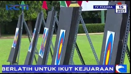 Presiden Jokowi Berlatih Memanah Sebelum Ikuti Lomba Pekan Depan