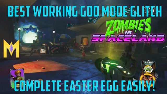 CoD Infinite Warfare Zombie Glitches - EASY WORKING God Mode Glitch - Spaceland Zombies Glitches