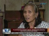 24 Oras: 74-anyos na si   Nanay Siring, kinakalinga maging ang mga   kapwa may edad