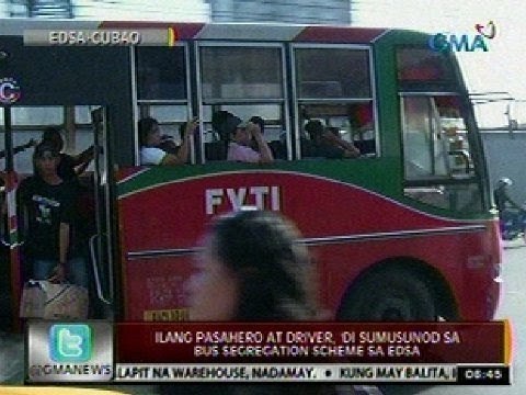 24 Oras: Ilang pasahero at driver, 'di sumusunod sa bus segregation scheme sa EDSA