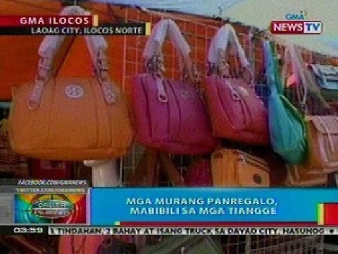 BP: Mga murang panregalo, mabibili sa mga tiangge