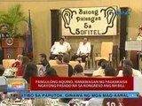 UB: Pangulong Aquino, nanawagan ng pagkakaisa ngayong pasado na sa Kongreso ang RH bill
