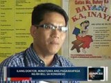 Saksi: Ilang doktor sa Maynila, natuwa sa pagpasa ng RH Bill; ilang magulang, hati ang opinyon