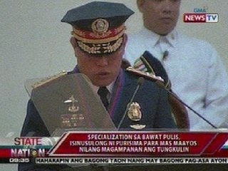 SONA: Dep. Dir. Gen. Purisima, pormal nang itinalaga bilang PNP chief