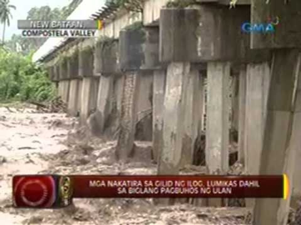 24 Oras: Mga nakatira sa gilid ng ilog,   lumikas dahil sa biglang pagbuhos ng ulan