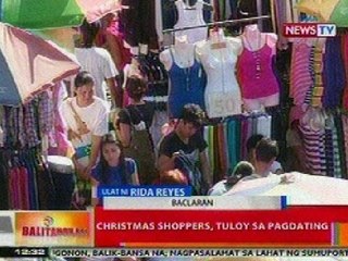 BT: Christmas shoppers, tuloy ang pagdating sa Baclaran