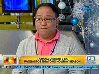 UH: Tamang diskarte sa paggastos ngayong holiday season