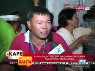 KB: Pasko, ginunita ng mga residenteng nasalanta ng bagyong Pablo sa Bislig