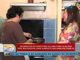Selebrasyon ng Pasko para sa ilang pamilya ng mga OFW, mas espesyal dahil kumpleto ang pamilya
