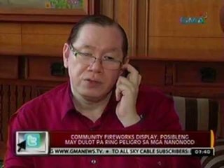 24 Oras: DOH, nagbabala laban sa pagbili ng iligal na paputok