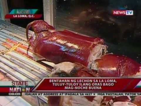 SONA: Bentahan ng lechon sa La Loma, tuloy-tuloy ilang oras bago mag-Noche Buena