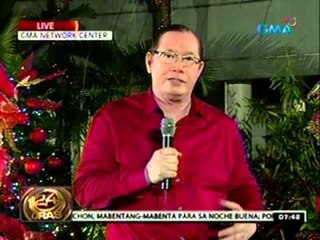 24 Oras: DOH Asec. Tayag, iminungkahi ang pagsasayaw ng Gangnam Style sa halip na magpaputok