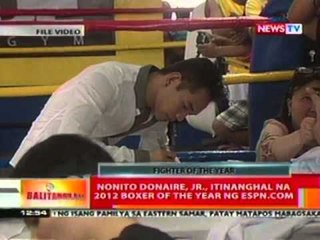 BT: Nonito Donaire, Jr., itinanghal na 2012 Boxer of the Year ng espn.com
