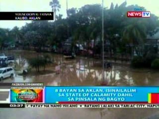 BP: 8 bayan sa Aklan, isinailalim sa state of calamity