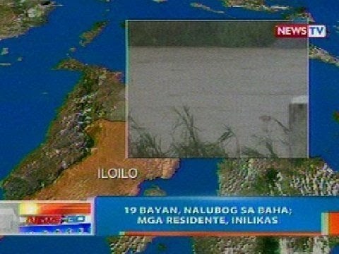 NTG: 19 bayan sa Iloilo, nalubog sa baha; mga residente, inilkas