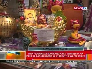 BT: Mga figurine at manikang ahas, ibinebenta na para sa pagsalubong sa Year of the Water Snake