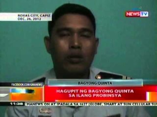 BT: Hagupit ng bagyong Quinta sa ilang probinsya