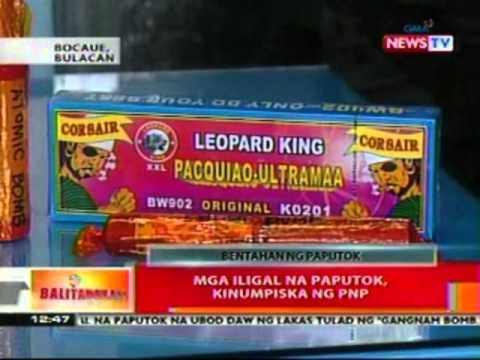 BT: Mga iligal na paputok kinumpiska ng PNP