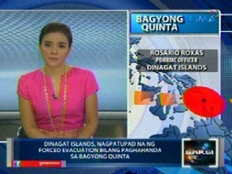 Saksi: Forced evacuation, ipinatupad sa Dinagat...