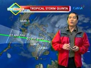 UB: Weather update as of 6:00 a.m. (December 26, 2012)