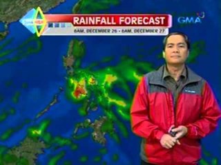 UB: Weather update as of 7:00 a.m. (December 26, 2012)