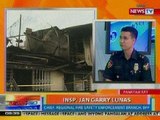 NTG: Panayam kay Insp. Jan Garry Lunas, chief, Regional Fire Safety Enforcement Branch, BFP