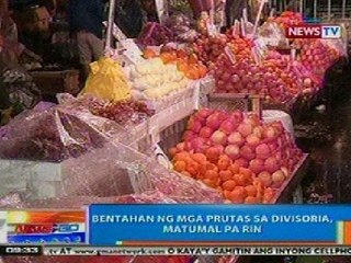 NTG: Bentahan ng mga prutas sa Divisoria, matumal pa rin