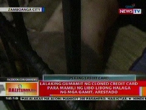BT: Lalaking gumamit ng cloned credit card sa Zamboanga, arestado