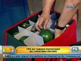 UH: Tips sa mga tamang pagtatago ng Christmas decors