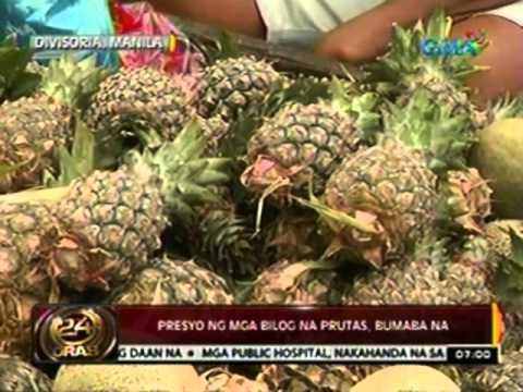 24 Oras: Presyo ng mga bilog na prutas, bumaba na