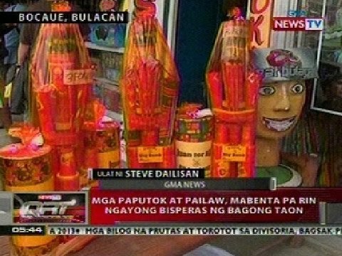 QRT: Mga paputok at pailaw, mabenta pa rin ngayong bisperas ng bagong taon