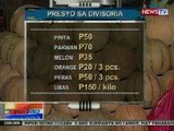 NTG: Presyo ng mga bilog na prutas sa Divisoria sa Maynila, nagmahal na