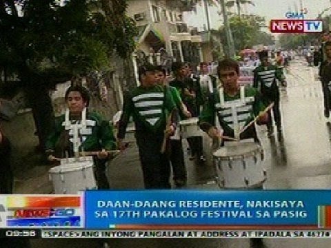 NTG: Daan-daang residente, nakisaya sa 17th Pakalog Festival sa Pasig