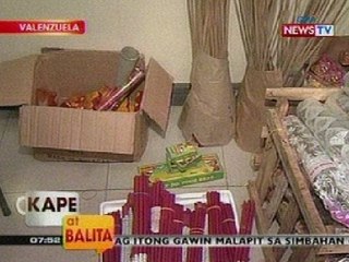 KB: Ilang paputok na iligal na ibinebenta sa Valenzuela, nakumpiska