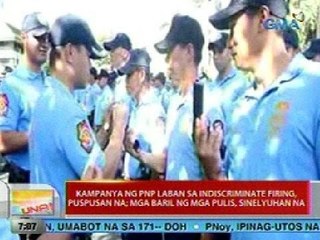 UB: Kampanya ng PNP vs indiscriminate firing, puspusan na