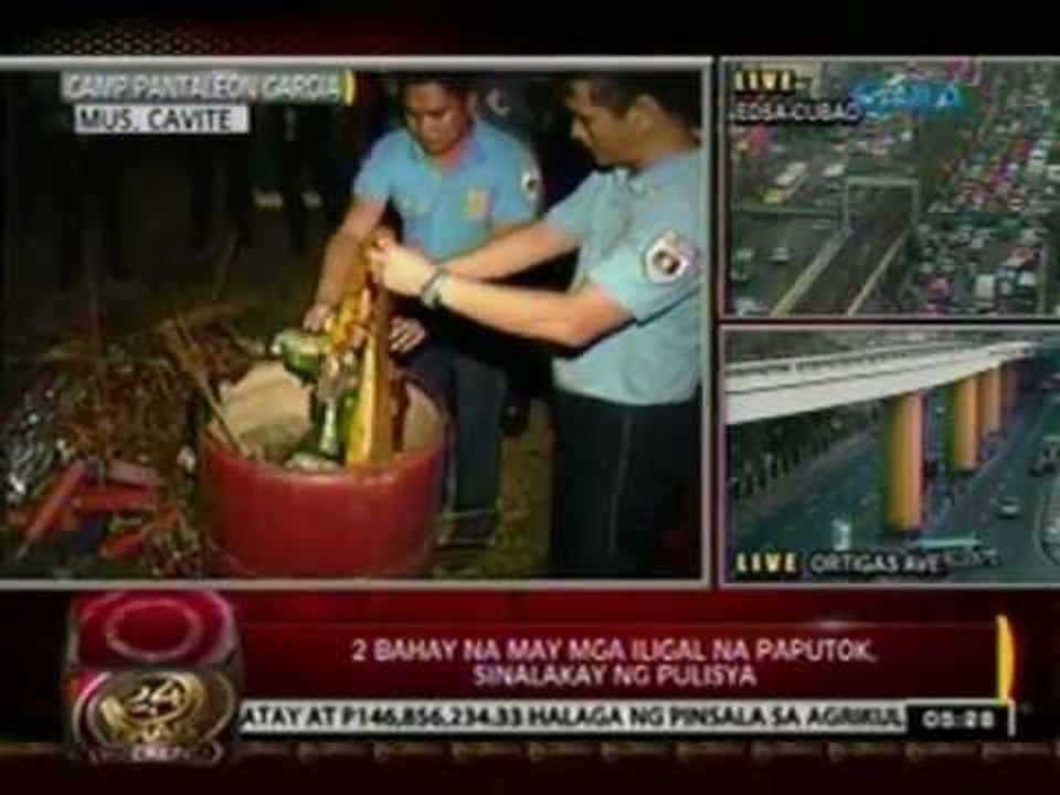 24 Oras: 2 bahay na may mga iligal na paputok, sinalakay ng pulisya