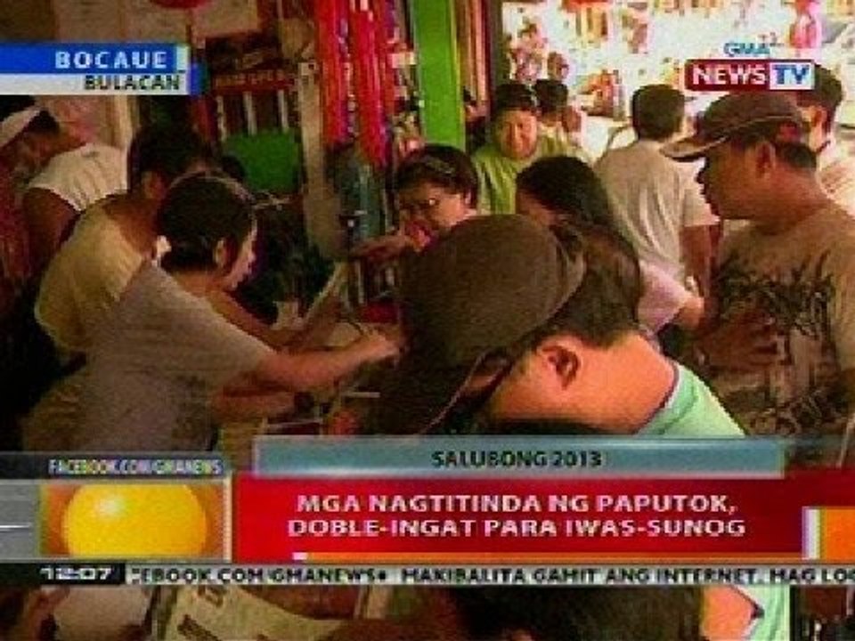 BT: Mga nagtitinda ng paputok sa Bulacan, doble-ingat para iwas-sunog