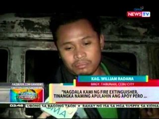 BP: Lalaki, patay matapos ma-trap sa nasusunog na multicab