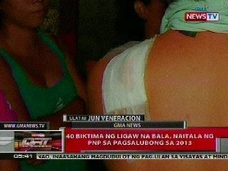 QRT: 40 biktima ng ligaw na bala, naitala ng PNP sa pagsalubong sa 2013